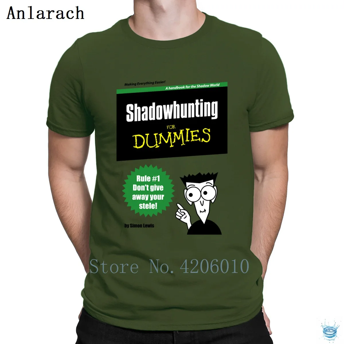 Shadowhunter Shadowhunting для чайников футболка Топы Графический Солнечный свет Мужская футболка настроить уникальный причудливый Anlarach