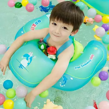 

Baby Swimming Ring Float Inflatable Infant Floating Kids Swim Pool Accessories Circle Bathing Inflatable Double Raft Rings Toys