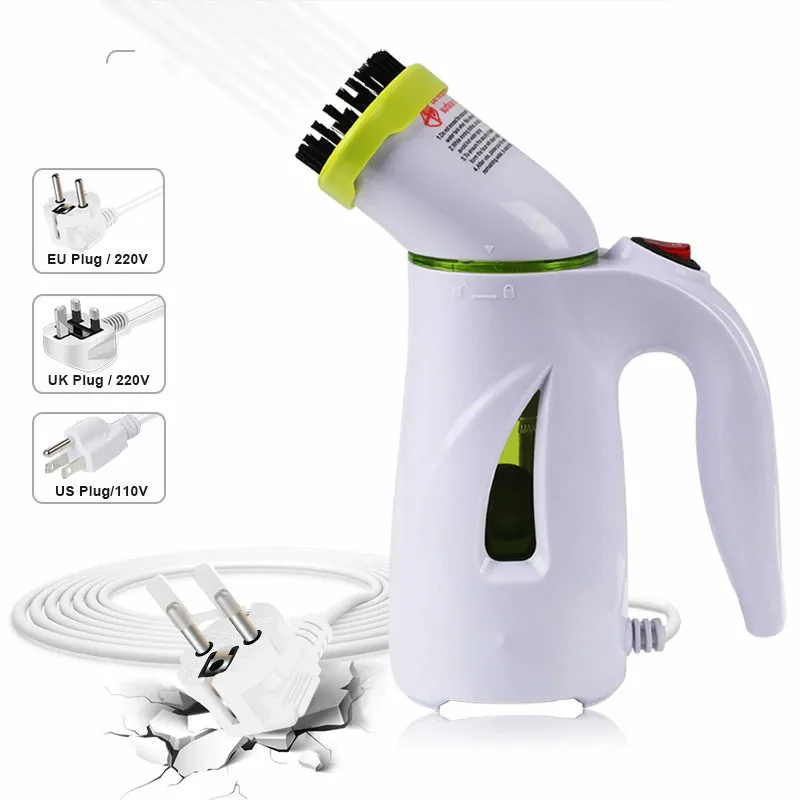 

Handheld Electric Steam Iron Handheld Fabric Steamers Clothes Iron Garment Steamer Clothes Vertical Ironing with Brush