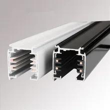 4-направляющая провода, длина 1 метр, Алюминий core огнестойкий 4-проводной трехкольцевая для трекового светильника