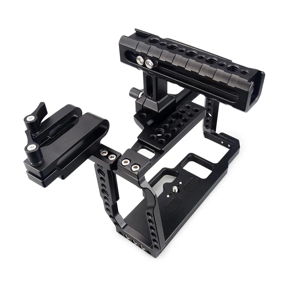 Gaiola de Câmera Braçadeira para Blackmagic Portátil com Punho da Otan + t5 Magicrig Cartão Montagem Bolso Câmera Cinema Bmpcc 4k & 6k Ssd - Image 4