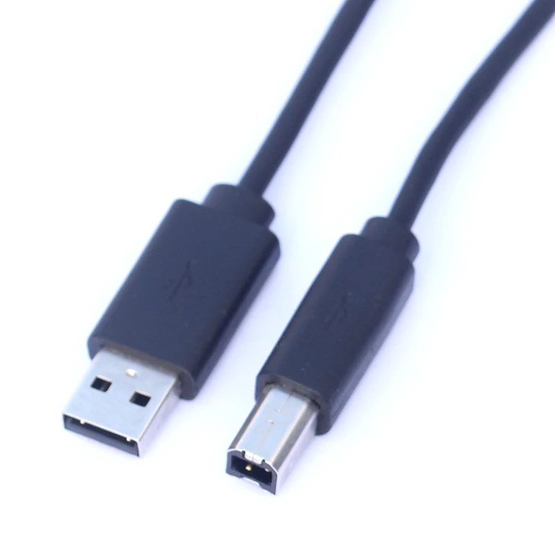 1 м 75 6 футов USB 2 0 A/B Тип A штекер B Мужской кабель для принтера Черный цвет|printer cable|usb