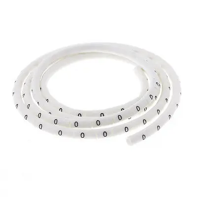

100 Pcs OM-1.25 Type Letter O Print PVC Cable Wire Tag Markers