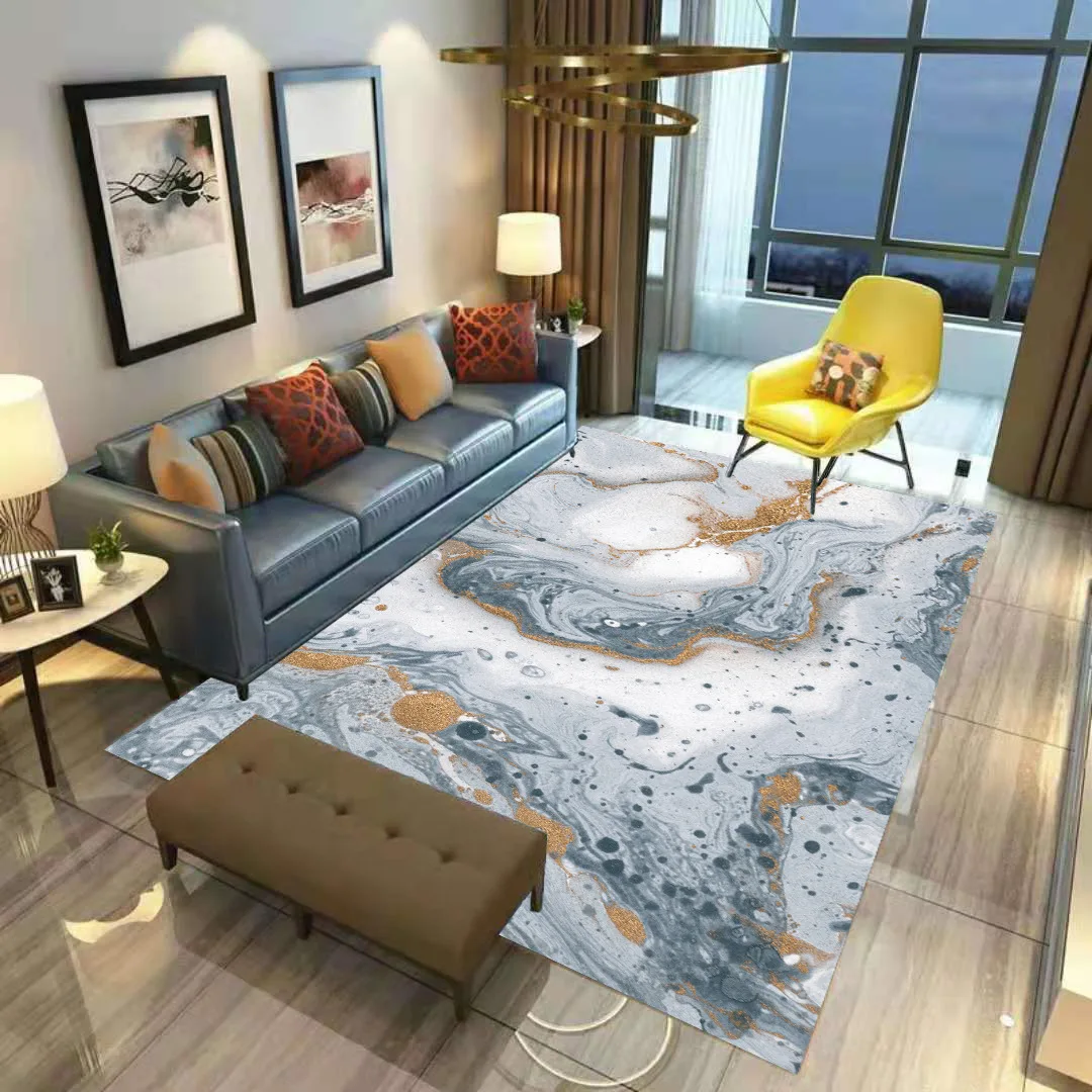 

Colored Quicksand Carpet Square Anti-Skid Area Floor Mat Rug Non-slip Mat Dining Room Living Room Soft Bedroom Carpet 08