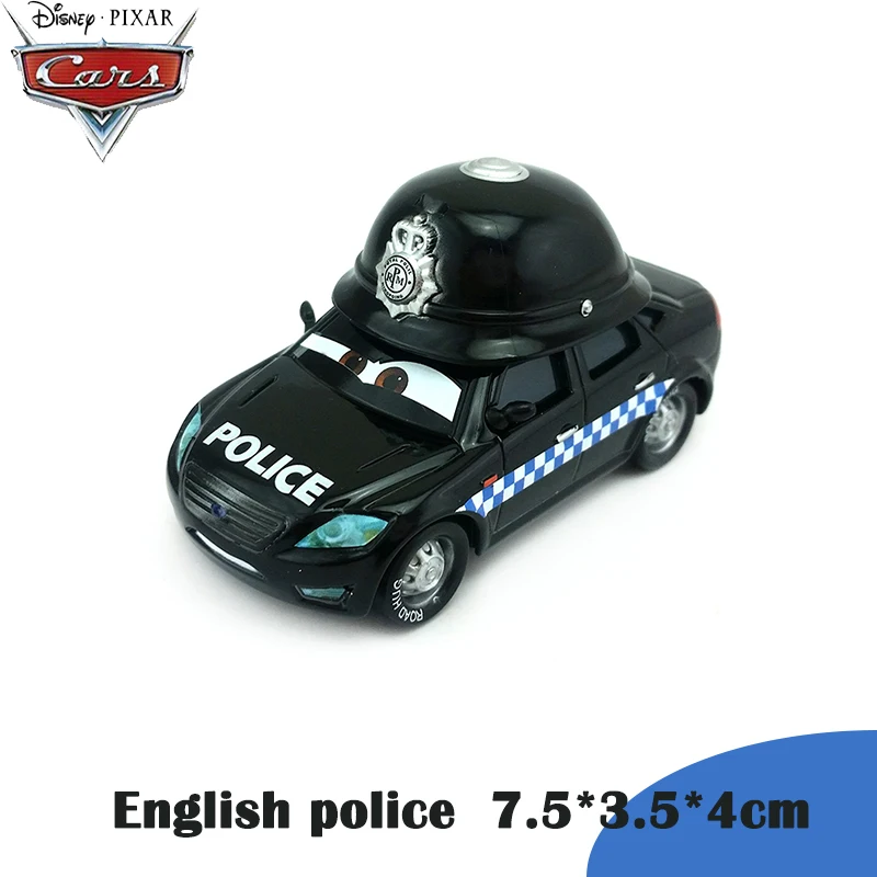 Disney Pixar Cars 2 3 автомобиль черный меркурий город полицейский круиз шериф маккуин SallyModel металлическая литая под давлением игрушка для мальчиков подарки на день рождения 1:55