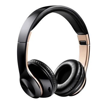 

Wireless Headphones Bluetooth V5.0 Foldable Earphones W/Built-In Mic Support TF, FM, Aux Headsets for Pc/Cell Phones/Tv (Black+G