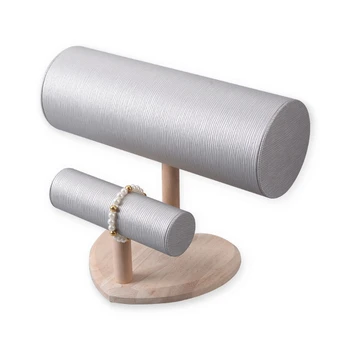 

DIY Wood Display T-BAR Watch/Bracelet Jewelry Display Stand Holder Women Bracelet Necklace Jewelry Display Stand