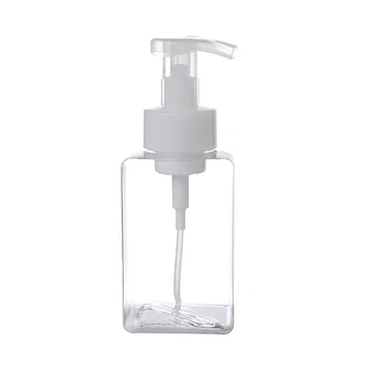 

Clear Foaming Bottle Liquid Soap Whipped Mousse Points Bottling Shampoo Lotion Shower Gel Foam Pump Bottles 400Ml