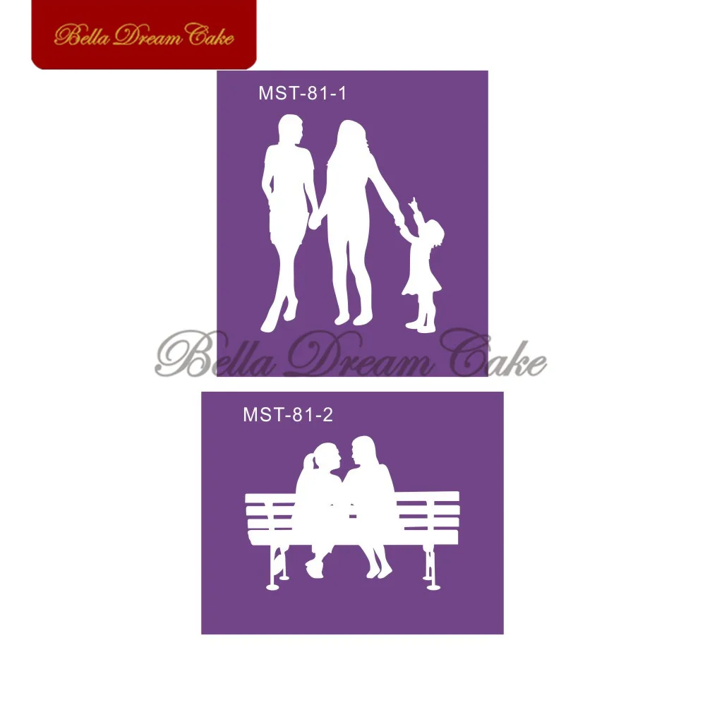 Парный и семейный дизайн стандартный набор кружевная форма для помадки