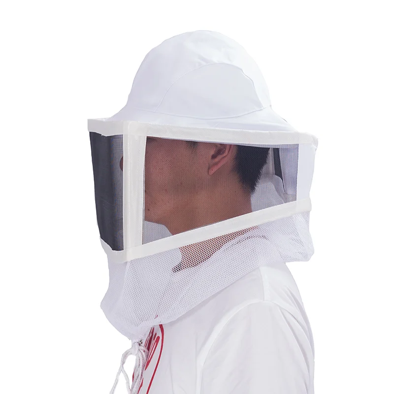 1pcs Beekeeping Equipment White Beekeeping Cap for Anti Bee Hat Beekeeper's Accessories Professional Tools Supply