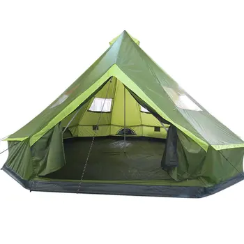 

500x500x300cm Family Camping Tent Yurt Outdoor Waterproof Hiking Shelter One Room Beach Windproof Travel Fishing Tents 8 People