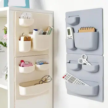 

Self-adhesive Kitchen Refrigerator Nordic Plastic Fridge Storage Rack Organizer Cleaning Sponge Vegetable Fruit Kitchen Tools