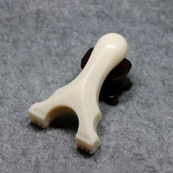 

Hot-selling ABS matte resin flat leather rubber band slingshot Hot-selling outdoor hunting shooting high-quality resin slingshot