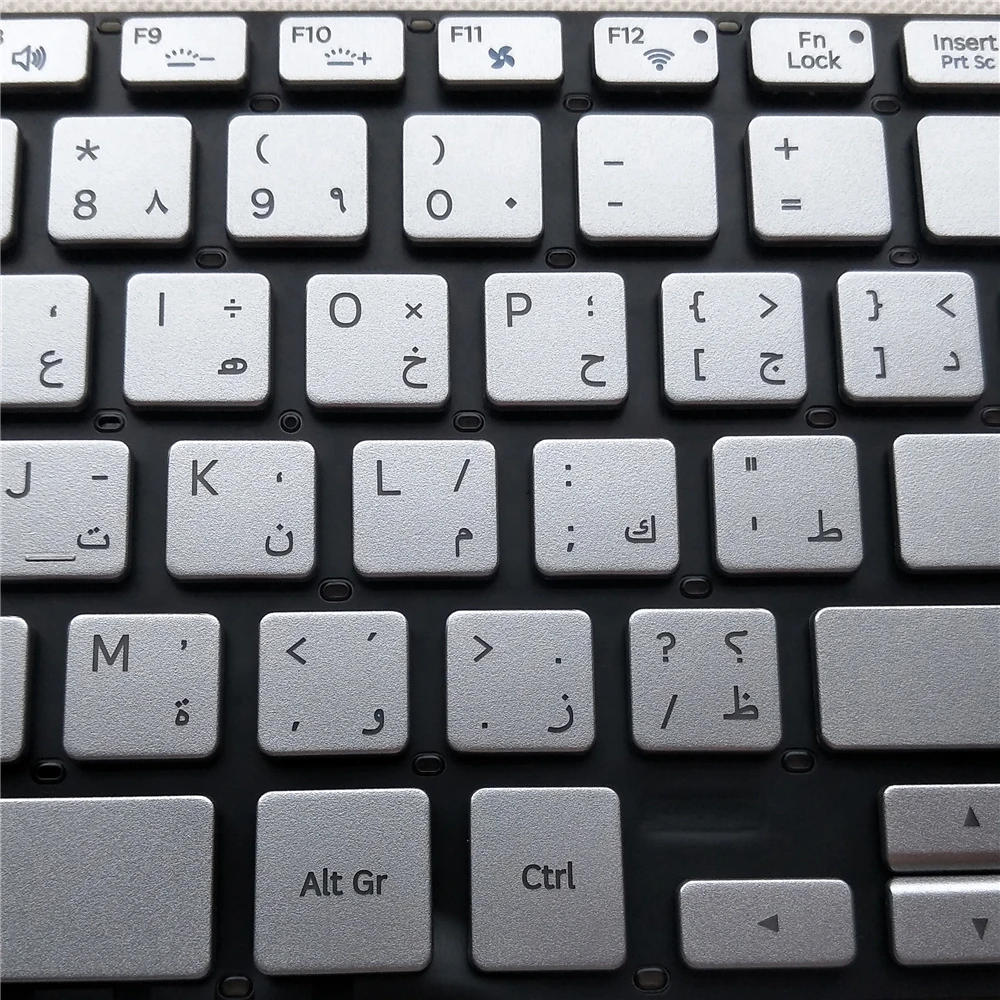 Teclado do Portátil para Samsung Backlit Árabe Latin uk Np780 Np880 Np870 Np780z5e Np880z5e Np870z5e ar la - Imagem 6