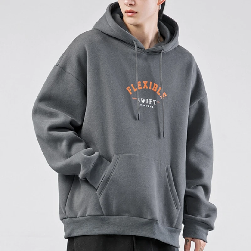 

2020 Men Tops New Japanese Men's Sweatshirt Hoodies Loose Plus Fleece Oversized Hoodie Jacket
