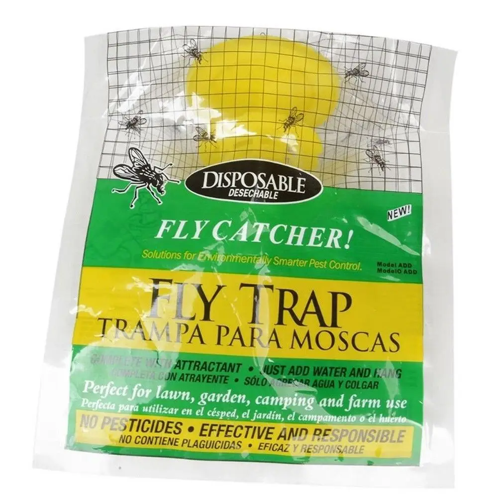 Disposable Fly Trap Catcher Fly Catcher Insect Trap Hanging Pest Control High Efficiency