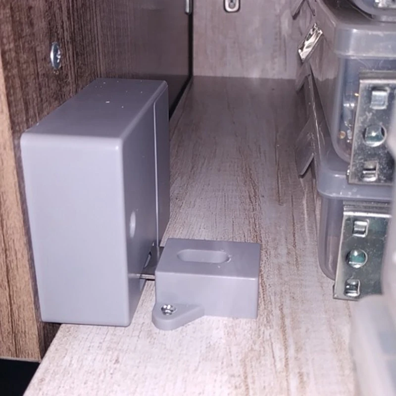 2 шт. Невидимый RFID открывающаяся интеллектуальная сенсорная Блокировка шкафа шкафчик шкаф ящик обувного шкафа дверной замок электронный Темный L