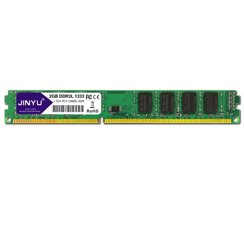 JINYU Ddr3 низкого напряжения 2G 1,35 V 240Pin Ram память для рабочего стола