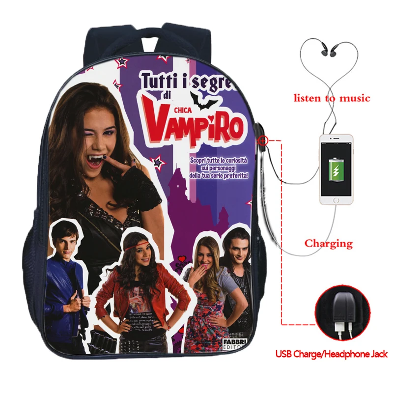 6 Красивый рюкзак Twilight USB Charge для мужчин и женщин, рюкзак для девочек и мальчиков, модный рюкзак, красивый рюкзак edard Cullen - Цвет: 6