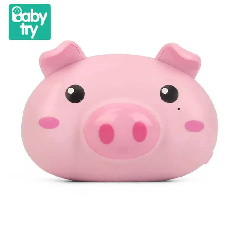 

Babytry Fun Small Portable Children's Digital Camera 1200W HD Pixel Cute Pig Take Photos Video Camera Toys For Kids Girls Gifts