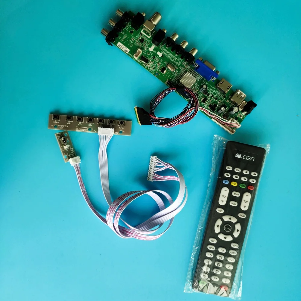 

Комплект для детской версии, 40 контактов, DVB-T, цифровой светодиодный контроллер сигнала, USB, VGA, TV, 1366x768, HDMI, AV, 13,3 дюйма, пульт дистанционного управления