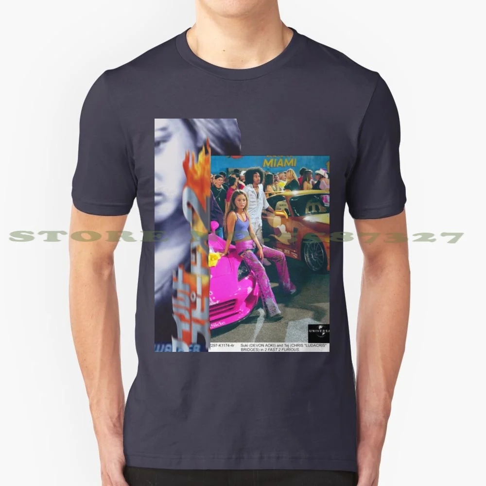Suki 2 Fast Fashion Vintage Tshirt T-Shirt Veloce E Furious The Fast And The Furious 2 Fast 2 Furious 2 Fast Paul Walker
