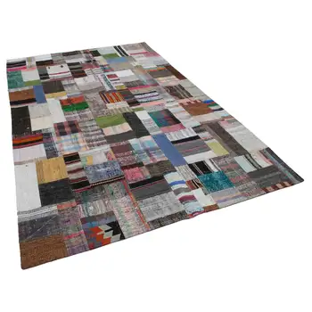 

197x300 Cm Multicolor Handmade Rugs Patchwork Rug-6x10 Ft