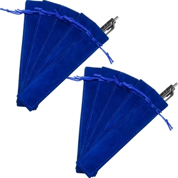 

100Pcs Blue Velvet Pencil Case Sleeve Pencil Case Single Pencil Case Pencil Case