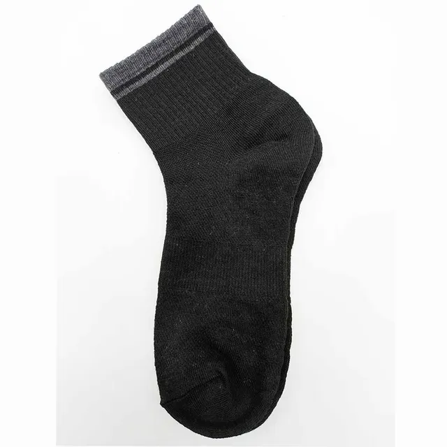 5 Pack Men Cotton Socks Mesh Breathable Short Casual Socks Summer Sports Socks Absorb Sweat Ankle Socks Set A5