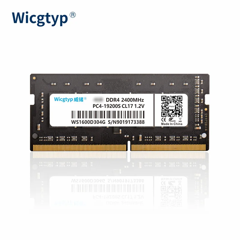 Оперативная память Wicgtyp DDR4 4 ГБ 8 16 2400 МГц 260pin для ноутбука с высокой