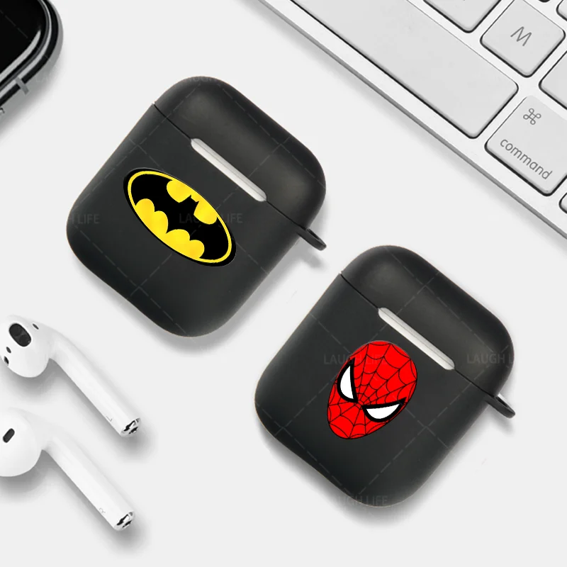 Горячая Marvel Капитан Америка беспроводной Bluetooth чехол для наушников для Apple AirPods 1 2 защитный чехол s наушники крышка зарядная коробка