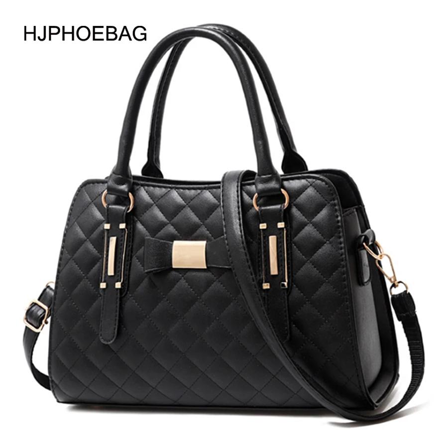

Luxury Handbags Women Bags Designer Black Saffiano Tote Bag Ladies Fashion Plaid Crossbody Shoulder Bags Sac A Main Clutch Purse