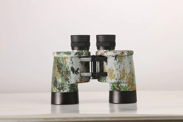 camouflage 7x40 Военный бинокль водонепроницаемый телескоп Bak4 Профессиональный Порро Призма компактный для отдыха - Цвет: camouflage