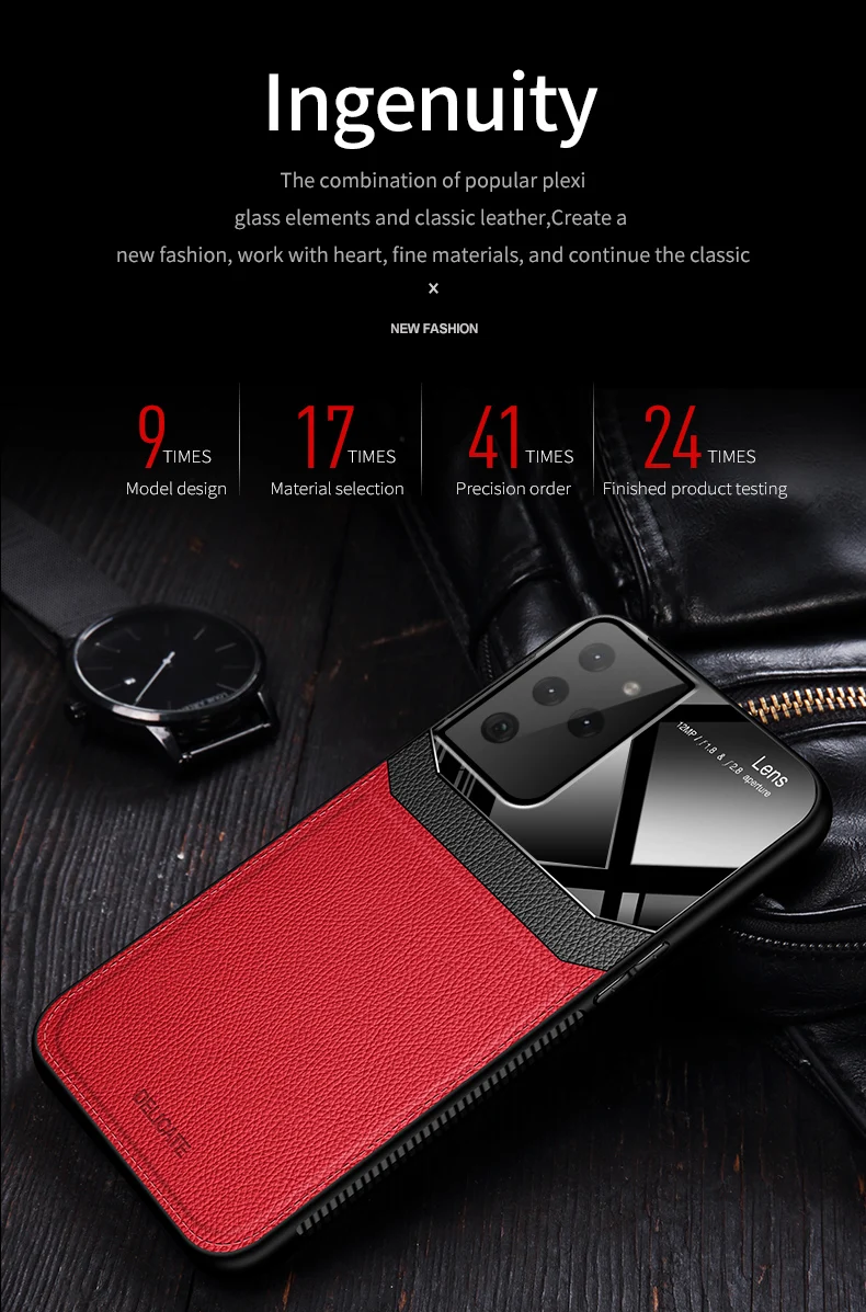 Galaxy S21 Ultra leather case 13