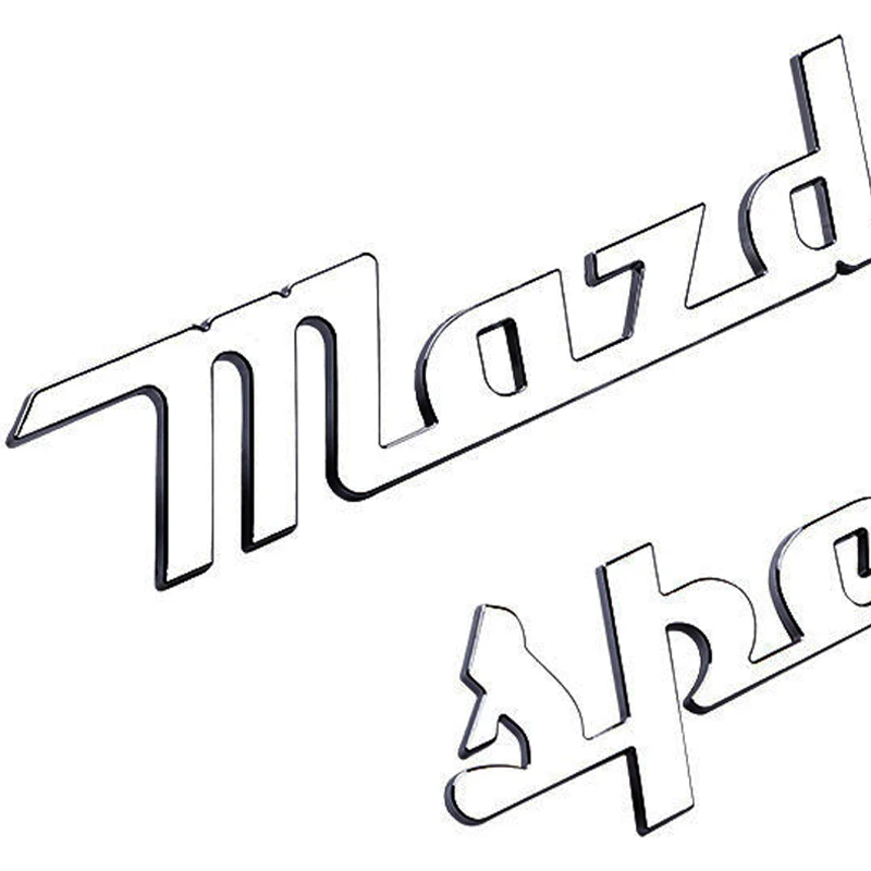 

For Mazda Atez Enclave CX-5cx-8 Modified Car Logo Mazdaspeed Letter Logo Car Tail Logo Decoration Accessories