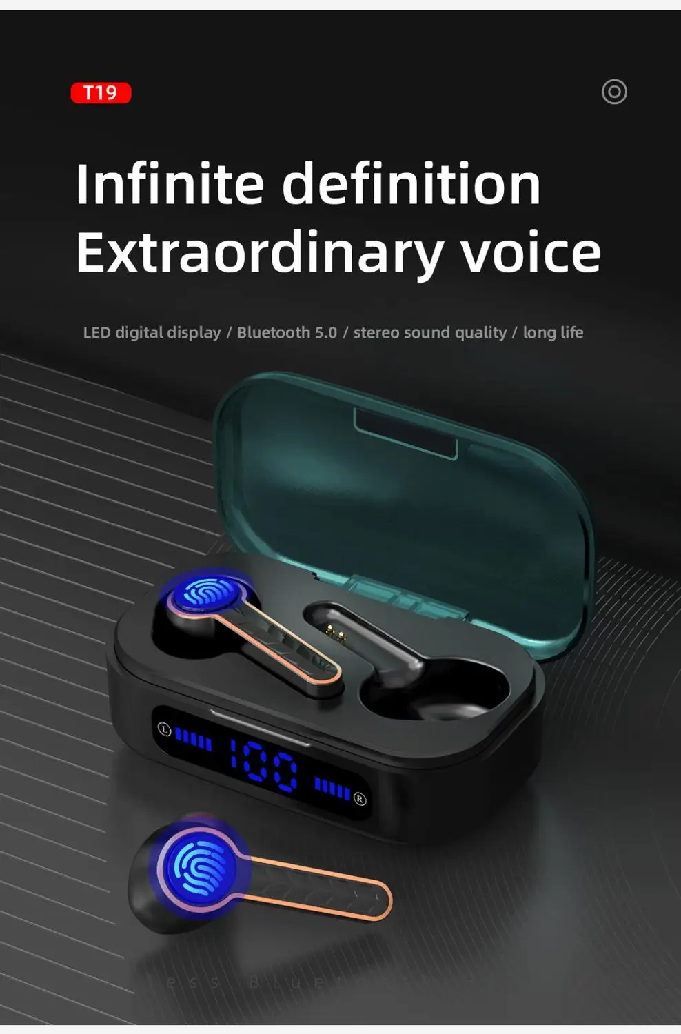 Новинка 2020 беспроводные наушники Bluetooth 5 0 вкладыши с сенсорным управлением