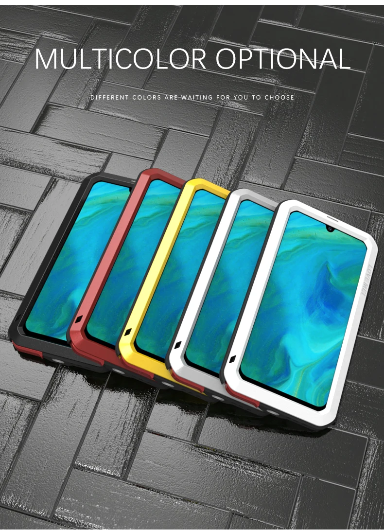Мощный ударопрочный чехол LOVE MEI для samsung Galaxy A70S A707F A707, сверхпрочный чехол, силиконовый металлический чехол, закаленное стекло