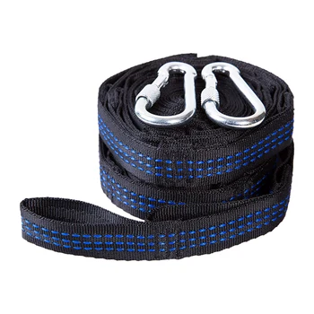 

Tie Belt Bearing Carabiner Swing Hammock Straps Outdoor Portable Tree Hanging High Load Adjustable Camping Heavy Duty Rope