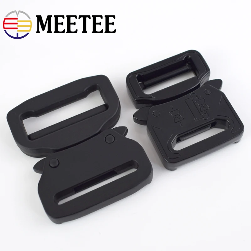 Металлическая сумка Meetee 27 мм/38 мм ремень для рюкзака быстросъемная Пряжка собаки