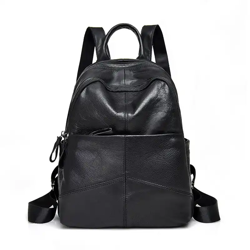 luxury women's leather backpack
