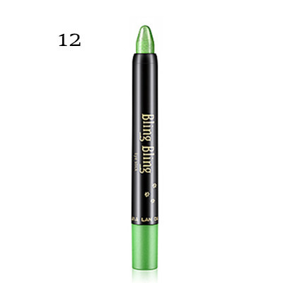 Colors Pearlescent Eyeshadow Pen Long Lasting Waterproof Eye Highlighter Shiny Colorful Pearlescent Eyeshadow Pen Cosmetics