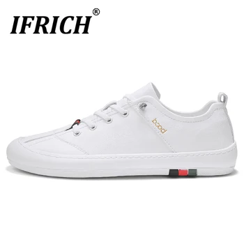

Autumn 2020 Young Boy Casual Footwear Black Men Original Leather Shoes Luxury Brand Men Shoes Wearable Mens Designer Sneakers