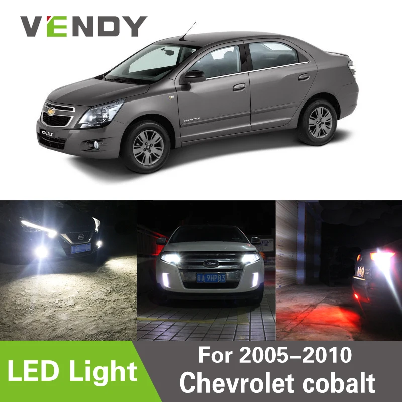

VENDY 1pcs LED Light For 2005-2010 Chevrolet Cobalt For Reverse Brake Clearance License Plate Trunk Bulb Lamp H11 W16W 3157 W5W
