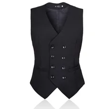 5XL 6XL Mens Black Grey Dress Vests for Men Slim Wedding Suit Vest Male Plus Size Waistcoat Business Formal Sleeveless Jacket 5XL 6XL Mens Black Grey Dress Vests for Men Slim Wedding Suit Vest Male Plus Size Waistcoat Business Formal Sleeveless Jacket