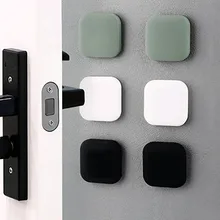 Silicone Stopper Door Mute Stickers Deurstopper Protection Porte Pad Door Stopper Silicon Rubber Hardware Bumper Wall Mat