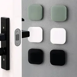 Silicone Stopper Door Mute Stickers Deurstopper Protection Porte Pad Door Stopper Silicon Rubber Hardware Bumper Wall Mat