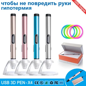 

3d pen 3d,Low temperature pen,protect hands,LED display pen 3d model,Children gifts pen-3d print pen,USB Charging