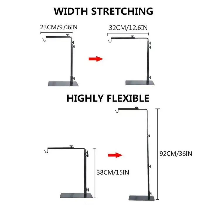 Новинка, Горячая лампа для рептилий, подставка, нагревательный держатель лампы, регулируемый телескопический металлический светильник, вешалка, держатель USJ99