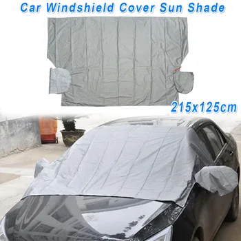 

Parts Windshield cover Accessories Auto Exterior Waterproof Gray 215x125CM