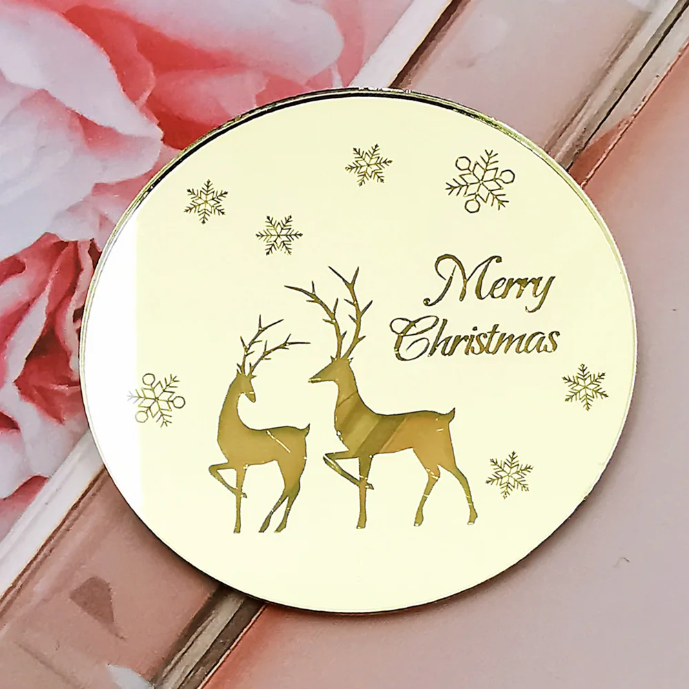 Décorations Pour Cupcakes De Noël – Lot De 24 Avec Message 'Joyeux Noël' - 12